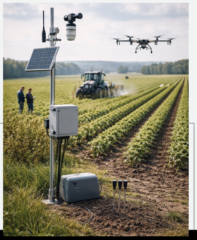 Разработка IoT мониторинга полей в Северодвинске от 8603 р. | АвикейСвр